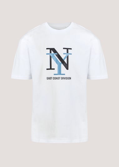 US Athletic White NY T-Shirt