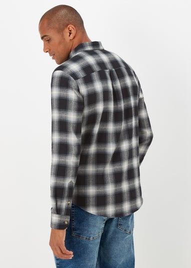 Black Check Long Sleeve Shirt