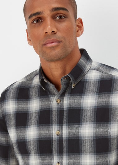 Black Check Long Sleeve Shirt