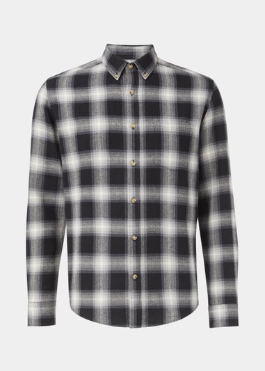 Black Check Long Sleeve Shirt