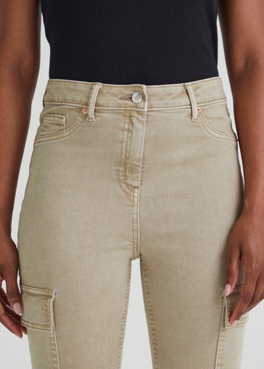 Stone Cargo Skinny Jeans