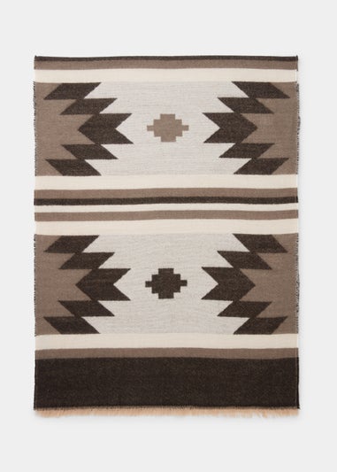 Monochrome Navajo Print Scarf