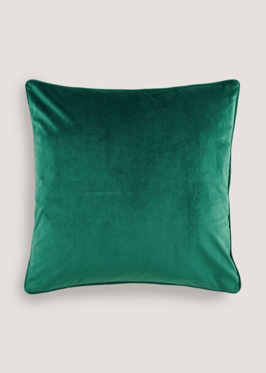 Green Large Velvet Cushion (55ccm x 55cm)