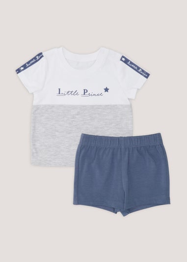 Baby Blue T-Shirt & Shorts Set (Newborn-23mths)