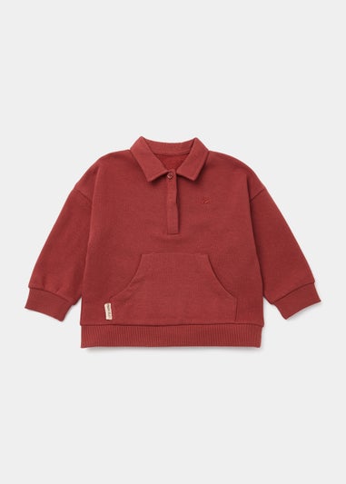 Boys Berry Collar Sweatshirt (9mths-6yrs)