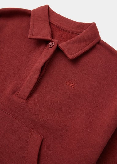 Boys Berry Collar Sweatshirt (9mths-6yrs)