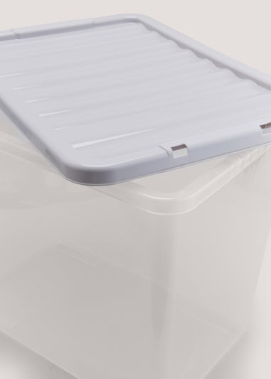 Grey Plastic Storage Box (80L)