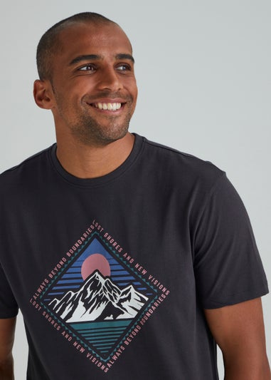 Graphite Beyond Boundaries Graphite T-Shirt