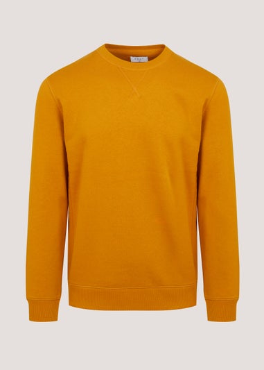 Yellow Essential Crew Neck Sweatshirt