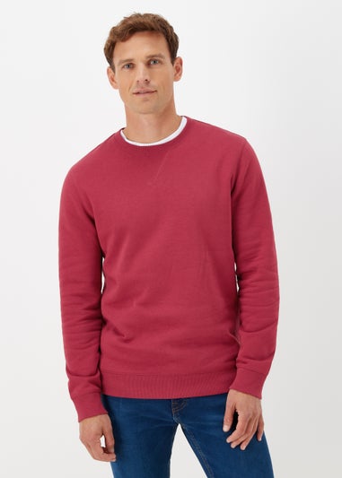 Pomegranate Essential Crew Neck Sweatshirt