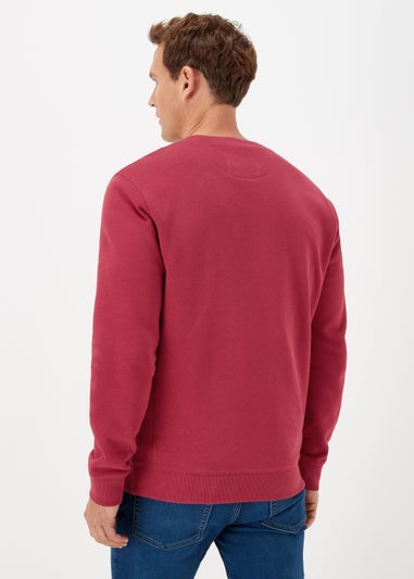 Pomegranate Essential Crew Neck Sweatshirt