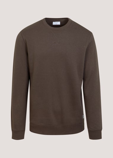 Brown Essential Crewneck Sweatshirt