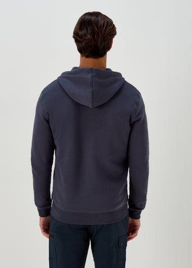 Graphite Zip Up Hoodie - Matalan