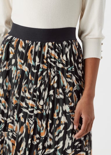 Leopard print clearance midi skirt matalan