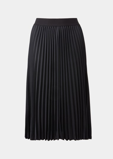 Et Vous Black Pleated Skirt