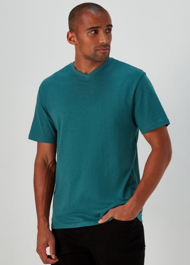 Teal Essential V-Neck T-Shirt