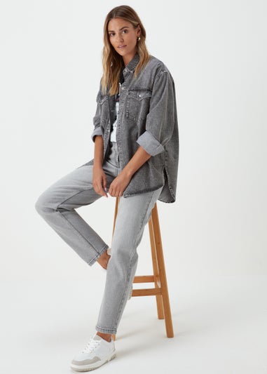 Grey Denim Shirt