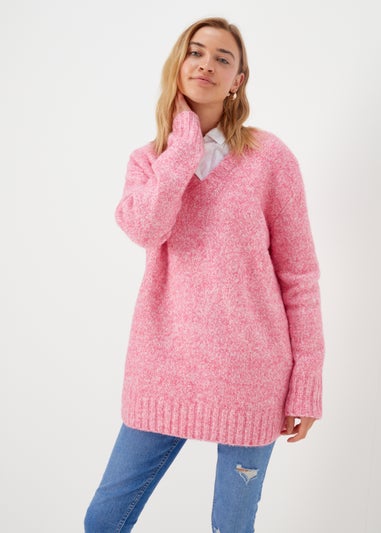 Papaya Petite Pink Twist Jumper