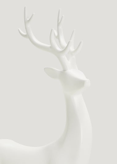 White Stag Ornament (30cm)