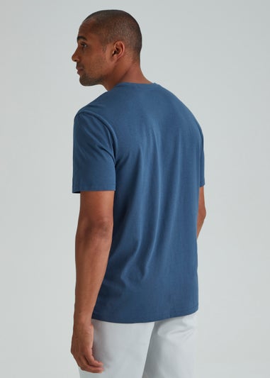 Blue Essential V-Neck T-Shirt