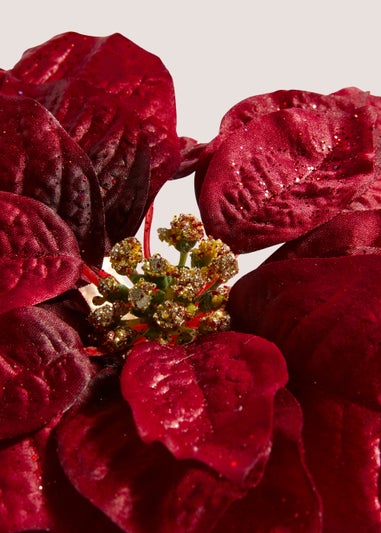 Red Hydrangea Single Stem (85cm)