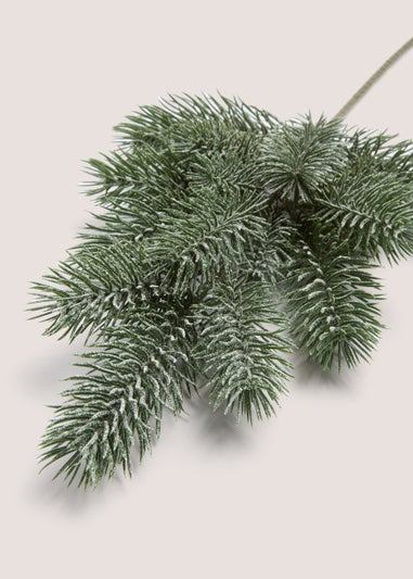 Frosted Pine Spray Single Stem (85cm)