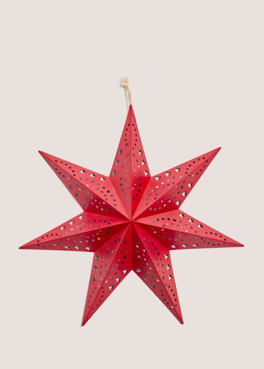Red Hanging Star (20cm x 40cm x 40cm)