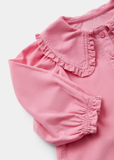 Girls Pink Cord Blouse (9mths-6yrs)