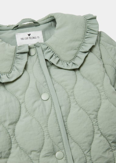 Girls Sage Collar Quilted Jacket (9mths-6yrs)