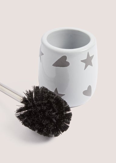 Heart & Star Toilet Brush