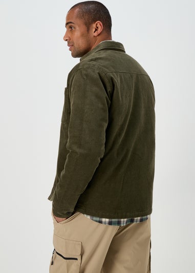 Khaki Cord Overshirt