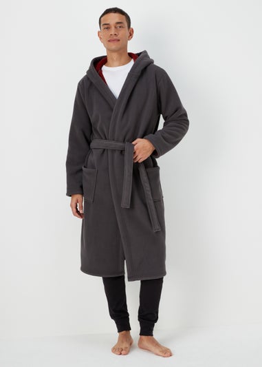 Grey Bonded Dressing Gown