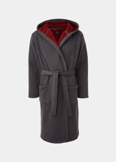 Grey Bonded Dressing Gown