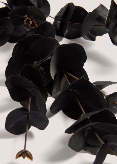 2 Pack Black Eucalyptus Spray Double Stem (85cm)
