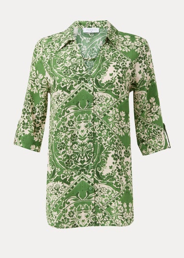 Green Print Shirt