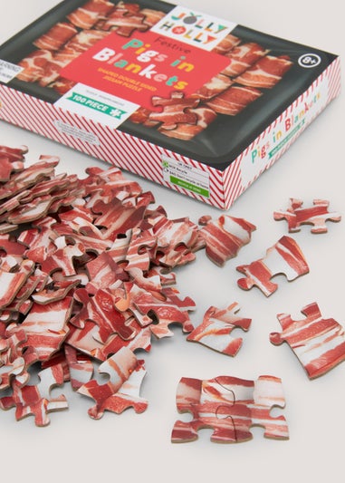 Pigs in Blankets Christmas Jigsaw Puzzle