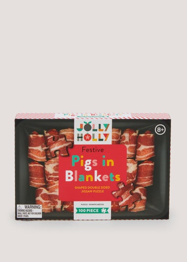 Pigs in Blankets Christmas Jigsaw Puzzle