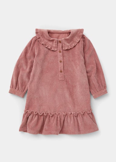 Girls Pink Cord Dress (9mths-6yrs)