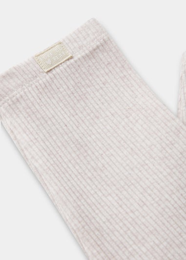 Girls Oatmeal Ribbed Cord Leggings (9mths-6yrs)