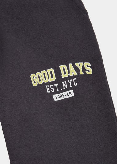 Girls Charcoal Good Days Joggers (4-15yrs)
