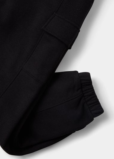 Girls Black Utility Joggers (4-15yrs)