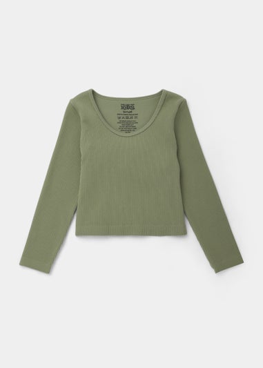 Girls Sage Seamless Long Sleeve Top (7-15yrs)