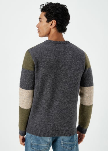 Multicoloured Abstract Block Jumper
