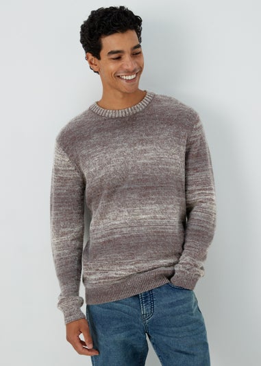 Brown Ombre Jumper - Matalan