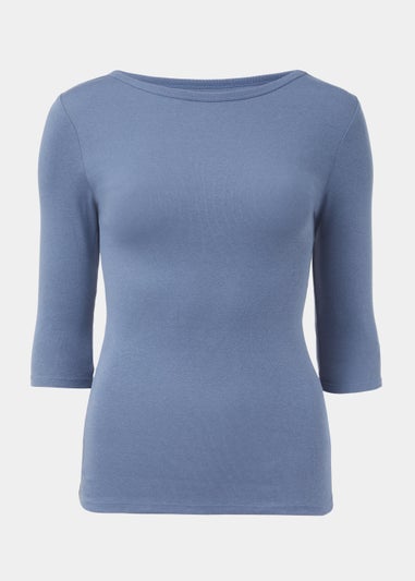 Indigo 3/4 Sleeve T-Shirt