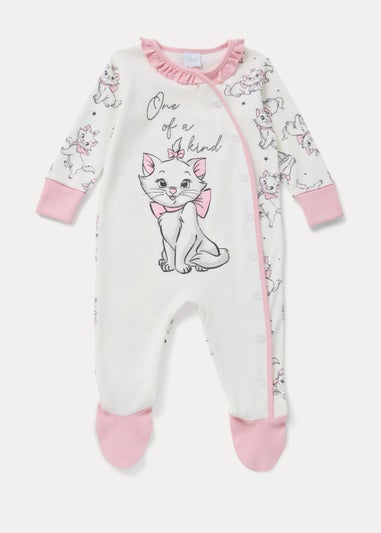 Baby Pink Marie Print Sleepsuit (Newborn-12mths)