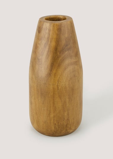 Wooden Vase (33cm)