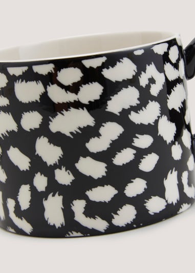 Monochrome Leopard Mug (8cm x 9.5cm)