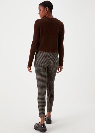 Brown Dogtooth Leggings