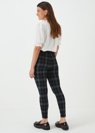 Grey Big Check Leggings